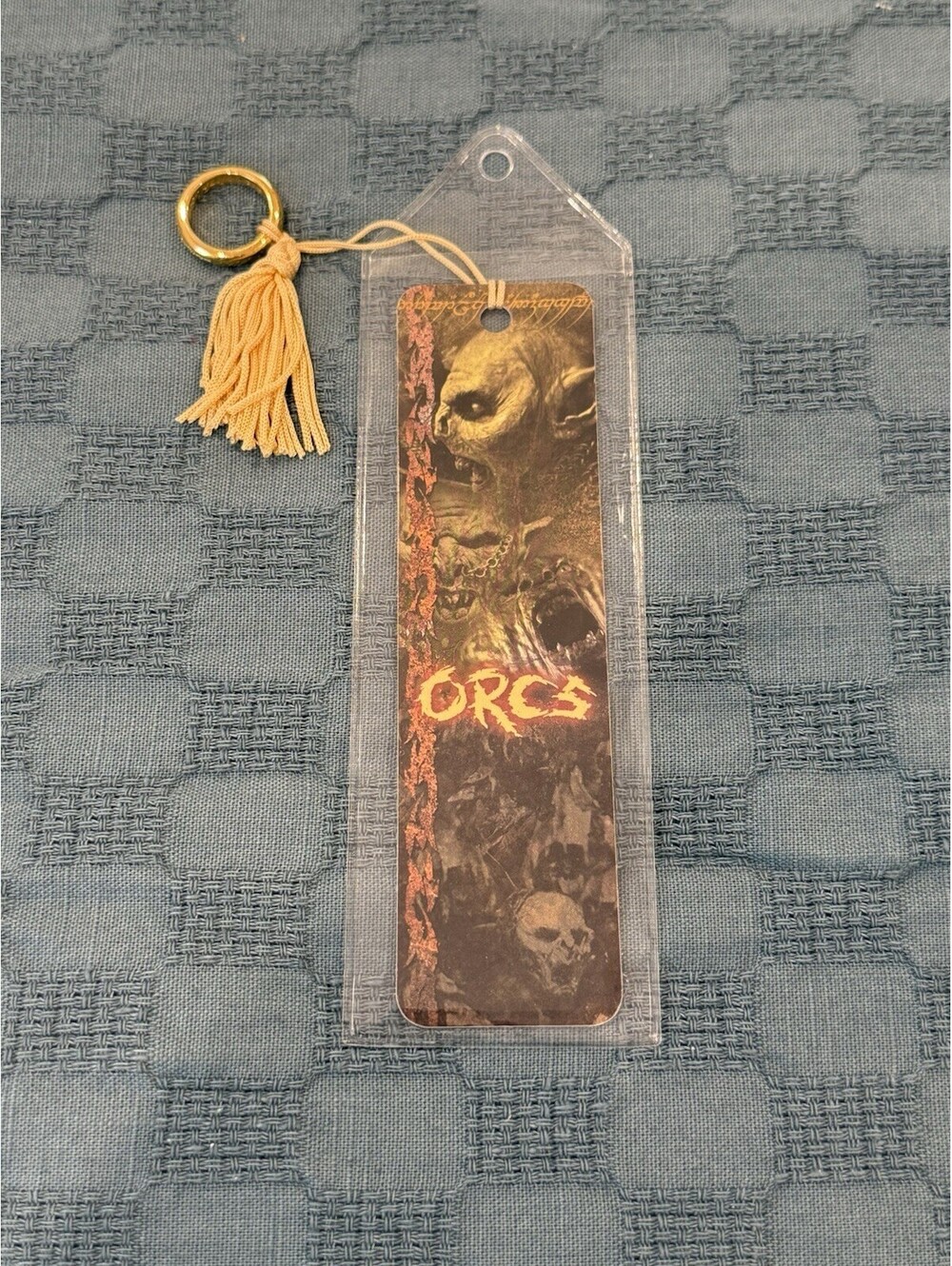 VTG 2001 Lord of the Rings Orcs Bookmark Antioch Fellowship of the Ring w/ Charm